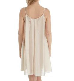 Amanda Rich Spaghetti Strap Lace Trim Knee Length Gown 165-SH -Pour Moi Bikinis Shop amanda rich amri01 165 sh bs