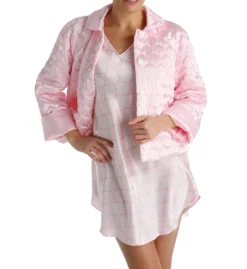 Amanda Rich Button Front Satin Bed Jacket 401QBJ -Pour Moi Bikinis Shop amanda rich amri01 401qbj cs2