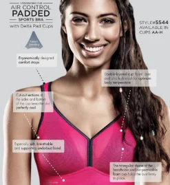 Anita Active Air Control Wire Free Sports Bra 5544 -Pour Moi Bikinis Shop anita anit01 5544 cs5