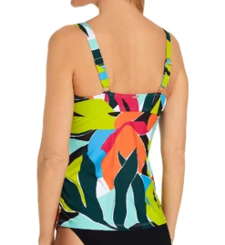 Anne Cole Polynesian Palm Underwire Twist Tankini Swim Top 20MT20P -Pour Moi Bikinis Shop anne cole anne01 20mt20p bs
