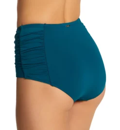 Anne Cole Live In Color Shirred High Waist Swim Bottom MB336 -Pour Moi Bikinis Shop anne cole anne01 mb336 bs