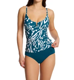 Anne Cole Live In Color Shirred High Waist Swim Bottom MB336 -Pour Moi Bikinis Shop anne cole anne01 mb336 cs1