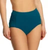 Anne Cole Live In Color Shirred High Waist Swim Bottom MB336 -Pour Moi Bikinis Shop anne cole anne01 mb336 gs