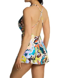 Anne Cole Kashmir Paisley Surplice Maillot Swim Dress MD6161 -Pour Moi Bikinis Shop anne cole anne01 md6161 bs