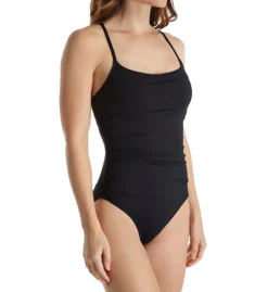 Anne Cole Live In Color Shirred Front One Piece Swimsuit MO057