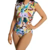 Anne Cole Kashmir Paisley Flutter Sleeve Zip 1 Pc Swimsuit MO0796 -Pour Moi Bikinis Shop anne cole anne01 mo0796 gs