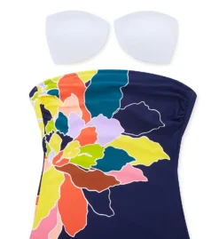 Anne Cole Petal Party Classic Strapless One Piece Swimsuit MO09950 -Pour Moi Bikinis Shop anne cole anne01 mo09950 cs5