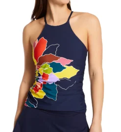 Anne Cole Petal Party High Neck Tankini Swim Top MT20650