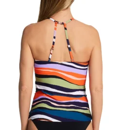Anne Cole Sandy Waves High Neck Tankini Swim Top MT20685 -Pour Moi Bikinis Shop anne cole anne01 mt20685 bs