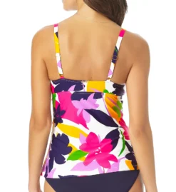 Anne Cole Lush Garden Underwire Surplice Tankini Swim Top MT23380 -Pour Moi Bikinis Shop anne cole anne01 mt23380 bs