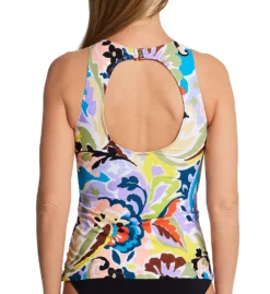 Anne Cole Kashmir Paisley High Neck Tankini Swim Top MT2461 -Pour Moi Bikinis Shop anne cole anne01 mt2461 bs