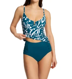 Anne Cole Jungle Fever V-Wire Tankini Swim Top MT25157 -Pour Moi Bikinis Shop anne cole anne01 mt25157 cs1