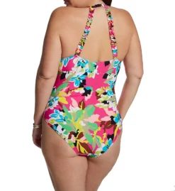 Anne Cole Plus Cabana Party High Neck One Piece Swimsuit PO06465 -Pour Moi Bikinis Shop anne cole anne01 po06465 bs