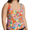 Anne Cole Plus Size Splash Garden Twist Tankini Swim Top PT20174 -Pour Moi Bikinis Shop anne cole anne01 pt20174 gs