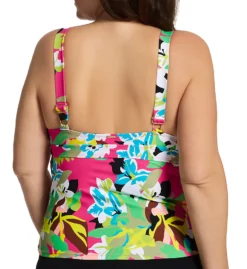 Anne Cole Plus Size Cabana Party Tri Tankini Swim Top PT24665 -Pour Moi Bikinis Shop anne cole anne01 pt24665 bs