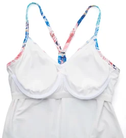 Beach House Bohemian Bloom Kerry Mesh Layer Tankini Swim Top H11893 -Pour Moi Bikinis Shop beach house beah01 h11893 cs6