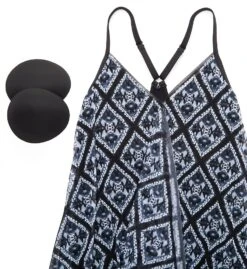 Beach House Diamond Daze Calista Drape One Piece Swim Dress H23861 -Pour Moi Bikinis Shop beach house beah01 h23861 cs5