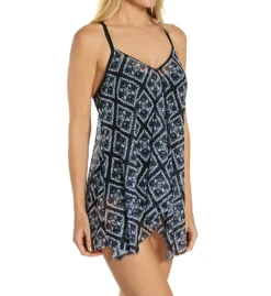 Beach House Diamond Daze Calista Drape One Piece Swim Dress H23861