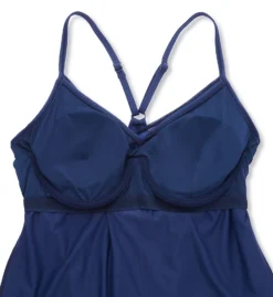 Beach House Fresh Take Kerry Mesh Layer Tankini Swim Top H54893 -Pour Moi Bikinis Shop beach house beah01 h54893 cs6