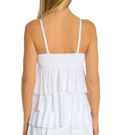Beach House Crochet Soleil Layla Ruffle Bow Tankini Swim Top H65936 -Pour Moi Bikinis Shop beach house beah01 h65936 bs