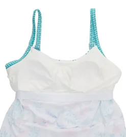 Beach House Woman Floral Fantasy Jane Ruffle Tankini Swim Top HW04096 -Pour Moi Bikinis Shop beach house woman bhw01 hw04096 cs5