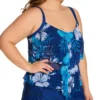 Beach House Woman Hawaiian Hideaway Portia Mesh Tankini Swim Top HW17068 -Pour Moi Bikinis Shop beach house woman bhw01 hw17068 gs