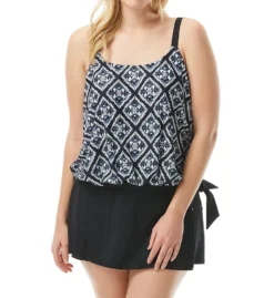 Beach House Woman Diamond Daze Sarah Tie Side Tankini Swim Top HW23012 -Pour Moi Bikinis Shop beach house woman bhw01 hw23012 cs1