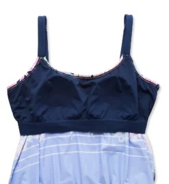 Beach House Woman Between The Lines Sarah Side Tie Tankini Swim Top HW55012 -Pour Moi Bikinis Shop beach house woman bhw01 hw55012 cs5