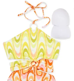 Becca Whirlpool Margot High Neck Halter 1 Pc Swimsuit 221137 -Pour Moi Bikinis Shop becca bec01 221137 cs5