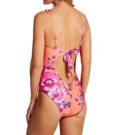 Becca In Full Bloom Arabella Asymmetrical Swimsuit 241227 -Pour Moi Bikinis Shop becca bec01 241227 bs