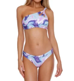 Becca Blue Agate Kimberly Asymmetrical Swim Top 283227 -Pour Moi Bikinis Shop becca bec01 283227 cs1