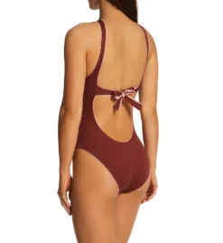 Becca Modern Edge Mikayla High Neck One Piece Swimsuit 541637 -Pour Moi Bikinis Shop becca bec01 541637 bs