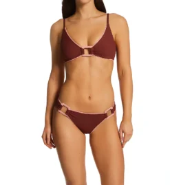 Becca Modern Edge Gracie Buckle Side Hipster Swim Bottom 544037 -Pour Moi Bikinis Shop becca bec01 544037 cs1