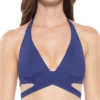 Becca Color Code Split Band Halter Swim Top 859297 -Pour Moi Bikinis Shop becca bec01 859297 gs