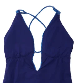 Becca Sundance Elizabeth Plunge Neck One Piece Swimsuit 921027 -Pour Moi Bikinis Shop becca bec01 921027 cs5