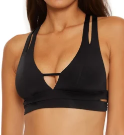 Becca Color Code Elaine Split Strap Swim Top C853627