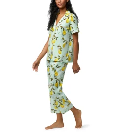 BedHead Pajamas Pear Tree Short Sleeve Cropped PJ Set 2727101