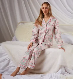 BedHead Pajamas Estate Floral Long Sleeve Classic PJ Set 2923847 -Pour Moi Bikinis Shop bedhead pajamas behe01 2923847 cs3