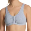 Bestform Comfort Cotton Blend Front Close Sports Bra 5006014 -Pour Moi Bikinis Shop bestform befo01 5006014 gs