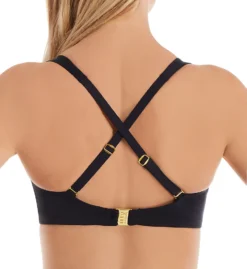 Bleu Rod Beattie Kore Shirred Underwire Bandeau Bikini Swim Top 00179D -Pour Moi Bikinis Shop bleu rod beattie bleu01 00179d cs1