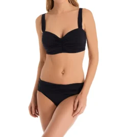 Bleu Rod Beattie Kore Shirred Underwire Bandeau Bikini Swim Top 00179D -Pour Moi Bikinis Shop bleu rod beattie bleu01 00179d cs3