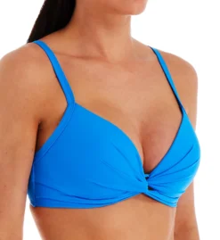 Bleu Rod Beattie Twist And Shout Twist Front Underwire Swim Top 20340D