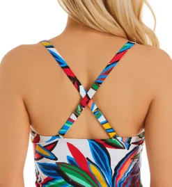 Bleu Rod Beattie Lush Life Twist Tankini Swim Top 20403D -Pour Moi Bikinis Shop bleu rod beattie bleu01 20403d cs1