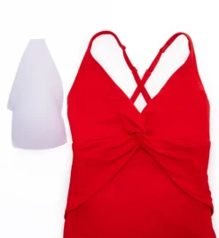 Bleu Rod Beattie Twist And Shout Plunge X Back One Piece Swimsuit 20757 -Pour Moi Bikinis Shop bleu rod beattie bleu01 20757 cs1