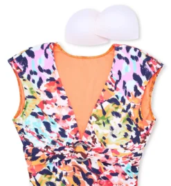 Bleu Rod Beattie Party Animal Cap Sleeve Mio One Piece Swimsuit A23206 -Pour Moi Bikinis Shop bleu rod beattie bleu01 a23206 cs6