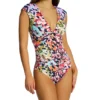 Bleu Rod Beattie Party Animal Cap Sleeve Mio One Piece Swimsuit A23206