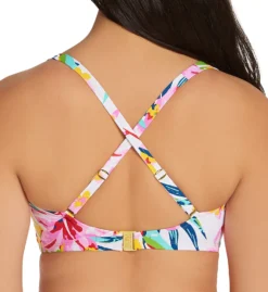 Bleu Rod Beattie Beachy Keen Shirred Underwire Bandeau Swim Top B21179D -Pour Moi Bikinis Shop bleu rod beattie bleu01 b21179d cs1