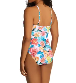 Bleu Rod Beattie Blooming Chic Underwire Twist One Piece Swimsuit BC22968 -Pour Moi Bikinis Shop bleu rod beattie bleu01 bc22968 bs