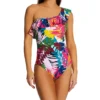 Bleu Rod Beattie On A Brighter Note One Shoulder One Piece Swimsuit BN22210 -Pour Moi Bikinis Shop bleu rod beattie bleu01 bn22210 gs