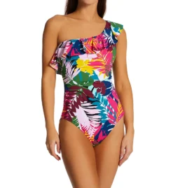 Bleu Rod Beattie On A Brighter Note One Shoulder One Piece Swimsuit BN22210